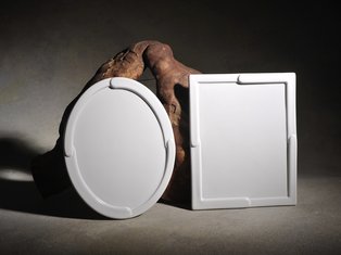 Porzellantafeln mit Rand "Cassandra" 